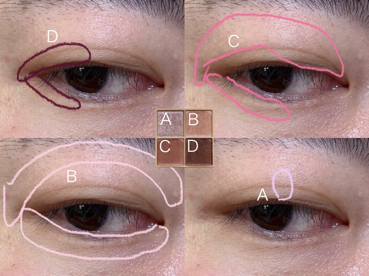 ベージュトーンアイシャドウ/CEZANNE/アイシャドウパレットを使ったクチコミ(3枚目)