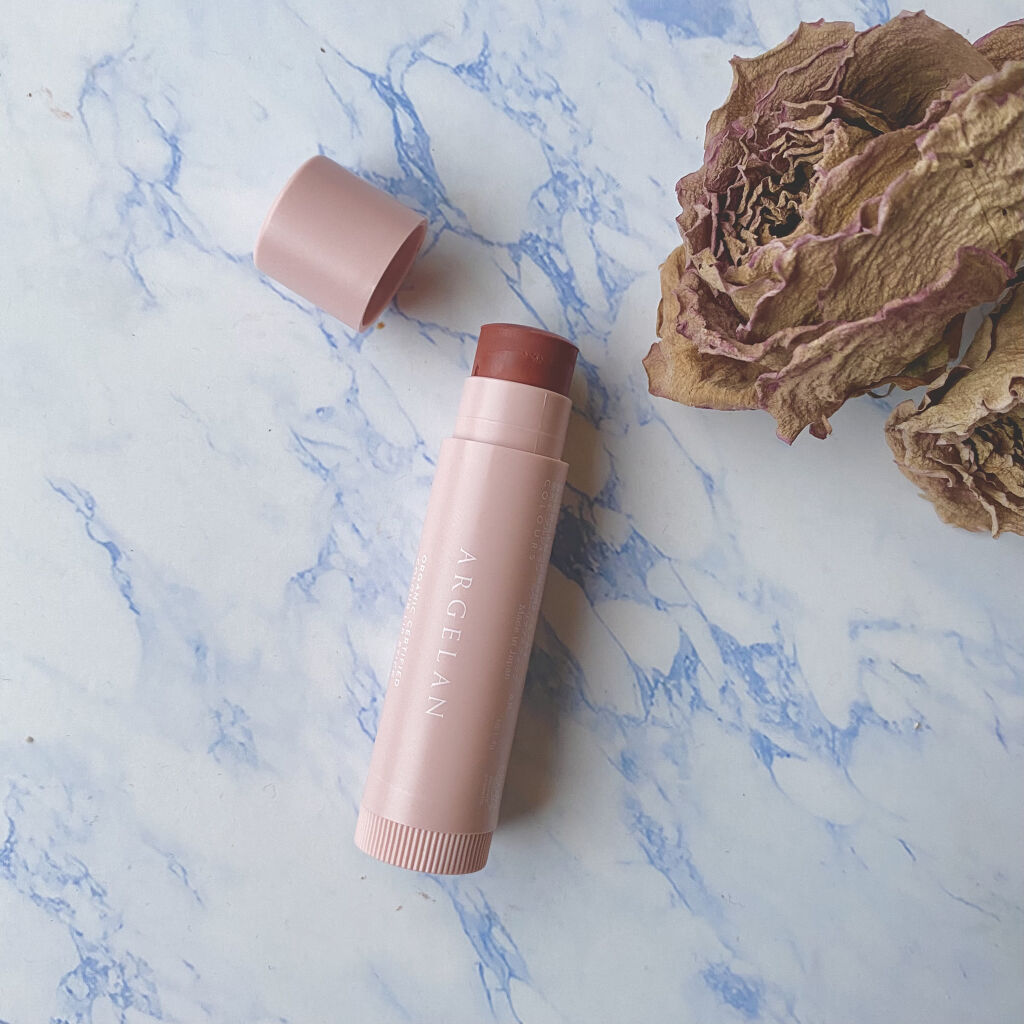 カラーリップスティック アンバーローズ/アルジェラン/リップクリームを使ったクチコミ（2枚目）