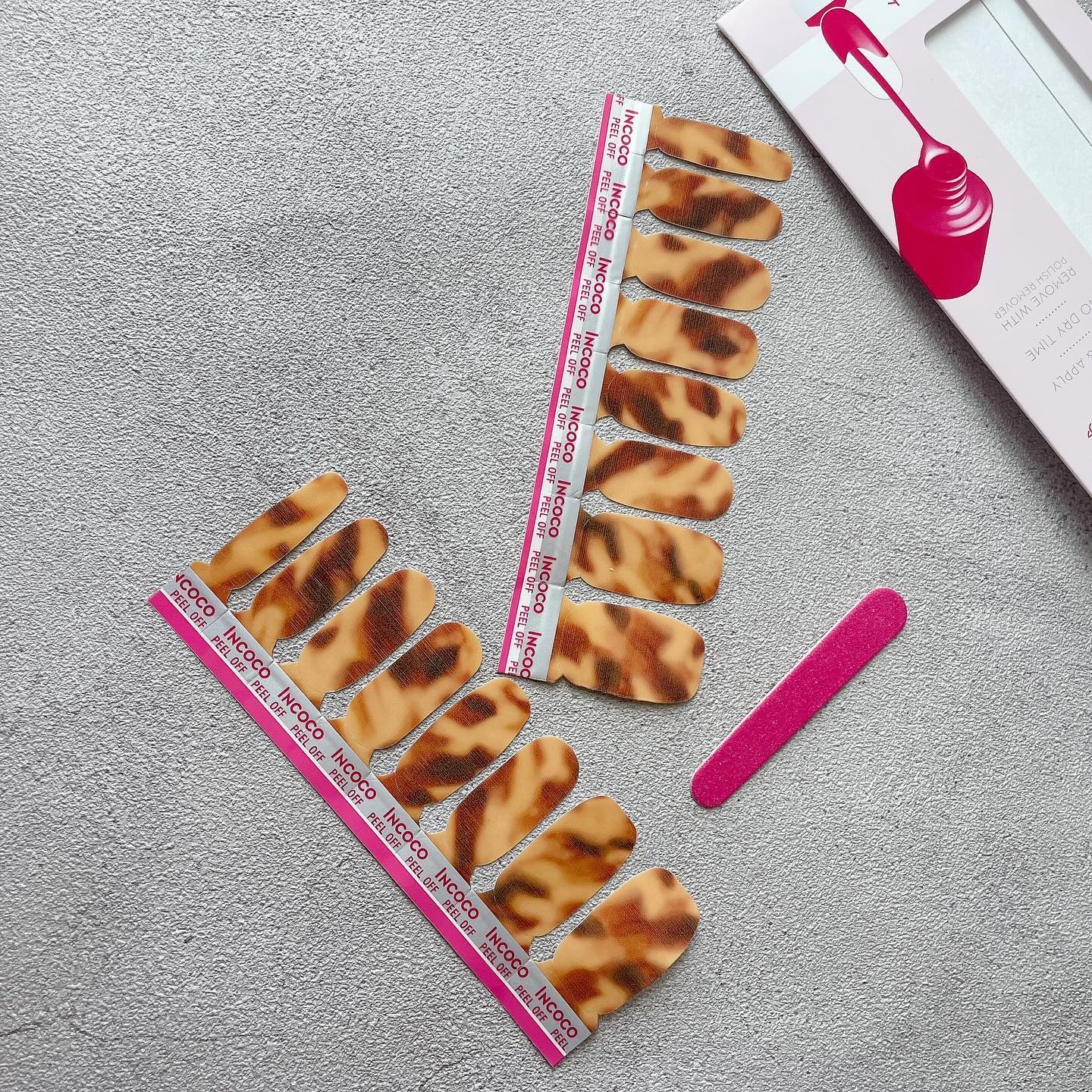 INCOCO インココ  マニキュアシート タイガーアイ(Tiger Eye)/インココ/ネイルシールを使ったクチコミ（3枚目）