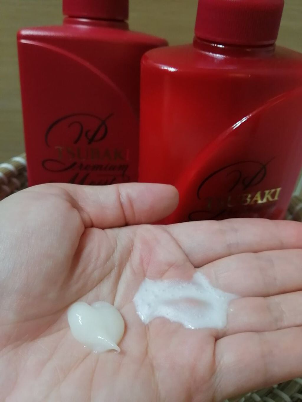 プレミアムモイスト シャンプー/ヘアコンディショナー/TSUBAKI/市販シャンプーを使ったクチコミ(2枚目)