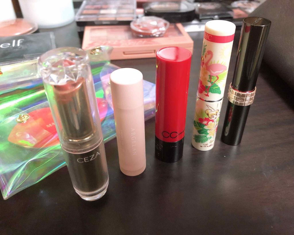 ラスティンググロスリップ/CEZANNE/口紅を使ったクチコミ（1枚目）