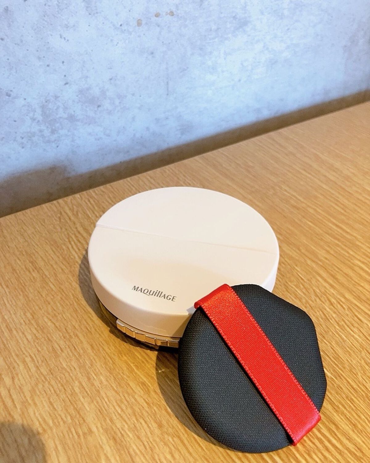 ドラマティッククッションジェリー/マキアージュ/クッションファンデーションを使ったクチコミ（1枚目）