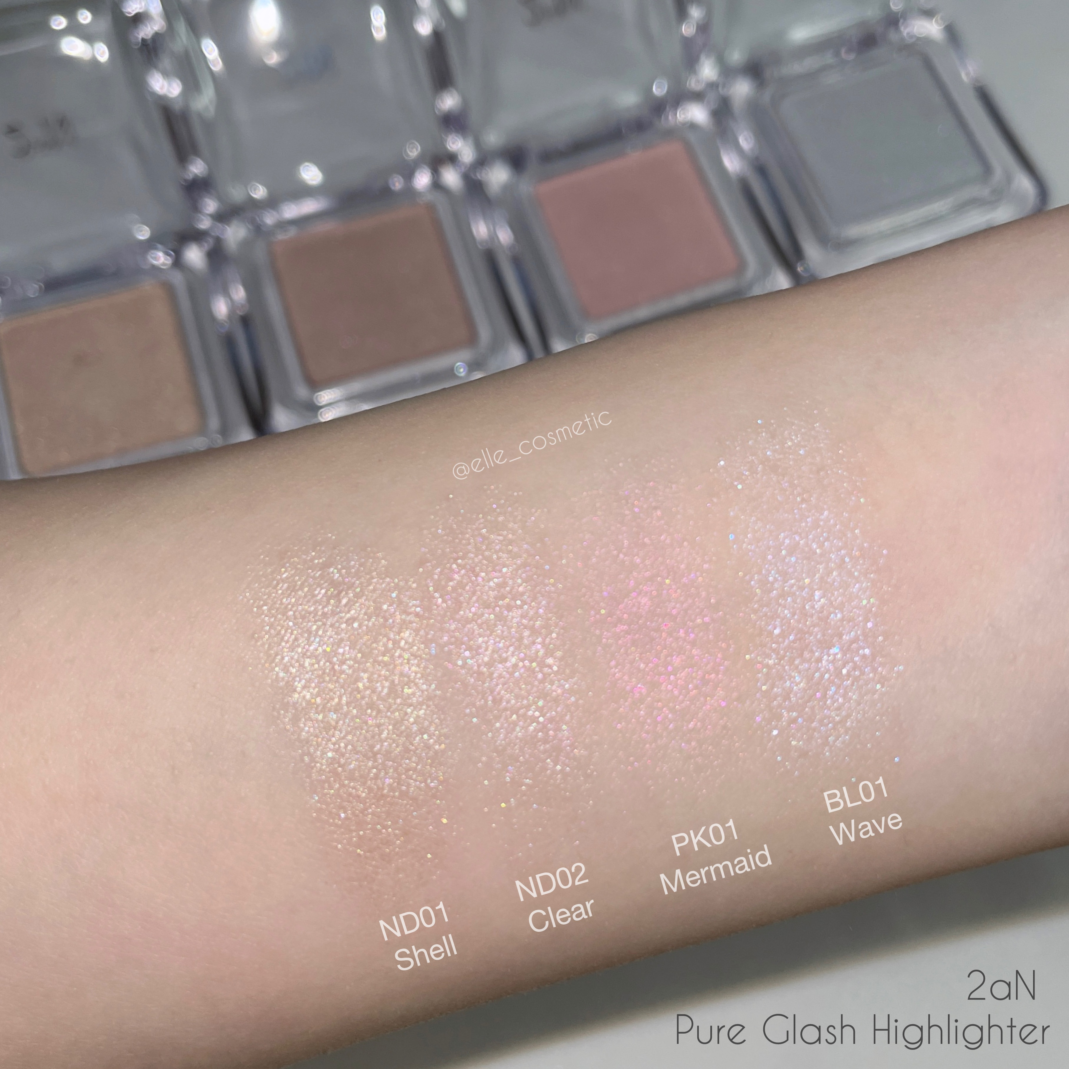 ピュアグラッシュ ハイライター/2aN/パウダーハイライトを使ったクチコミ（2枚目）