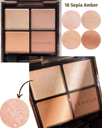 アイカラーレーション/LUNASOL/アイシャドウパレットを使ったクチコミ(3枚目)