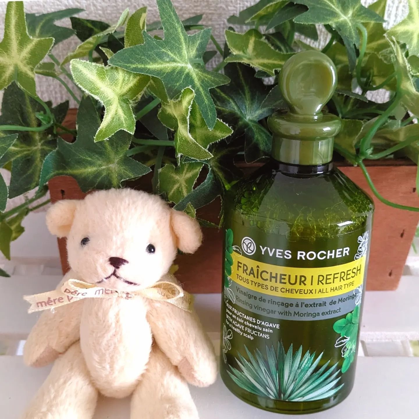 リンシングビネガー ピュアリフレッシュ うるツヤモリンガ /イヴ・ロシェ/洗い流すヘアトリートメントを使ったクチコミ（1枚目）