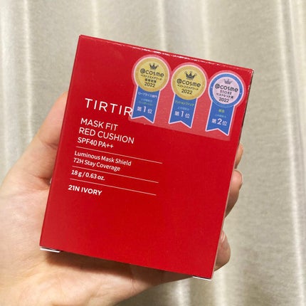マスク フィット レッド クッション/TIRTIR(ティルティル)/クッションファンデーションを使ったクチコミ(3枚目)