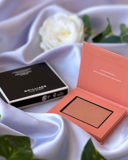 チークブラッシュ(グロウ)/ブリリアージュ/パウダーチークを使ったクチコミ(4枚目)