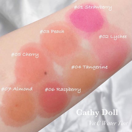 Vit C ウォーターティント/CathyDoll/リップティントを使ったクチコミ(9枚目)