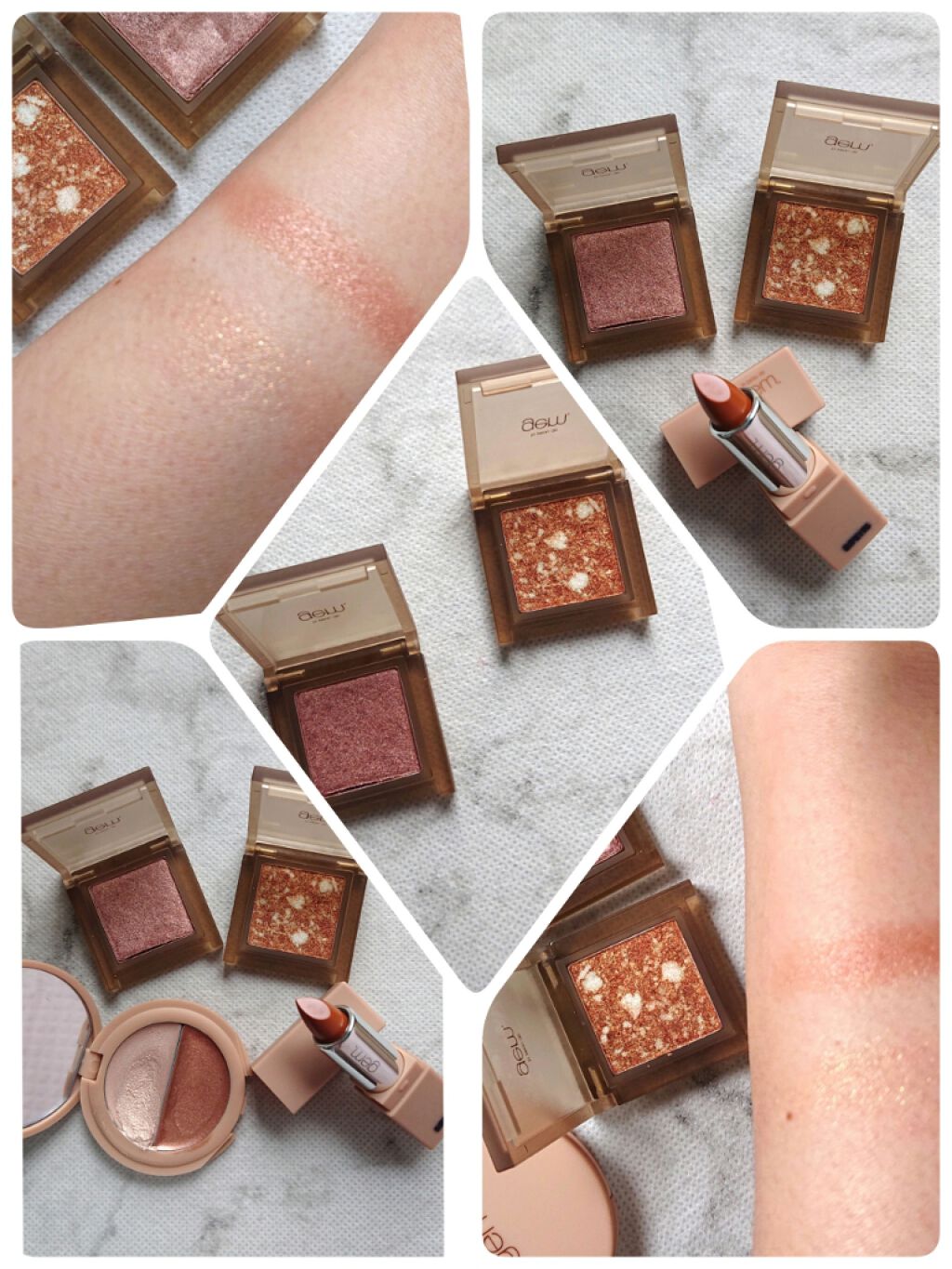 single eye color(mable)/la peau de gem./単色アイシャドウを使ったクチコミ（1枚目）