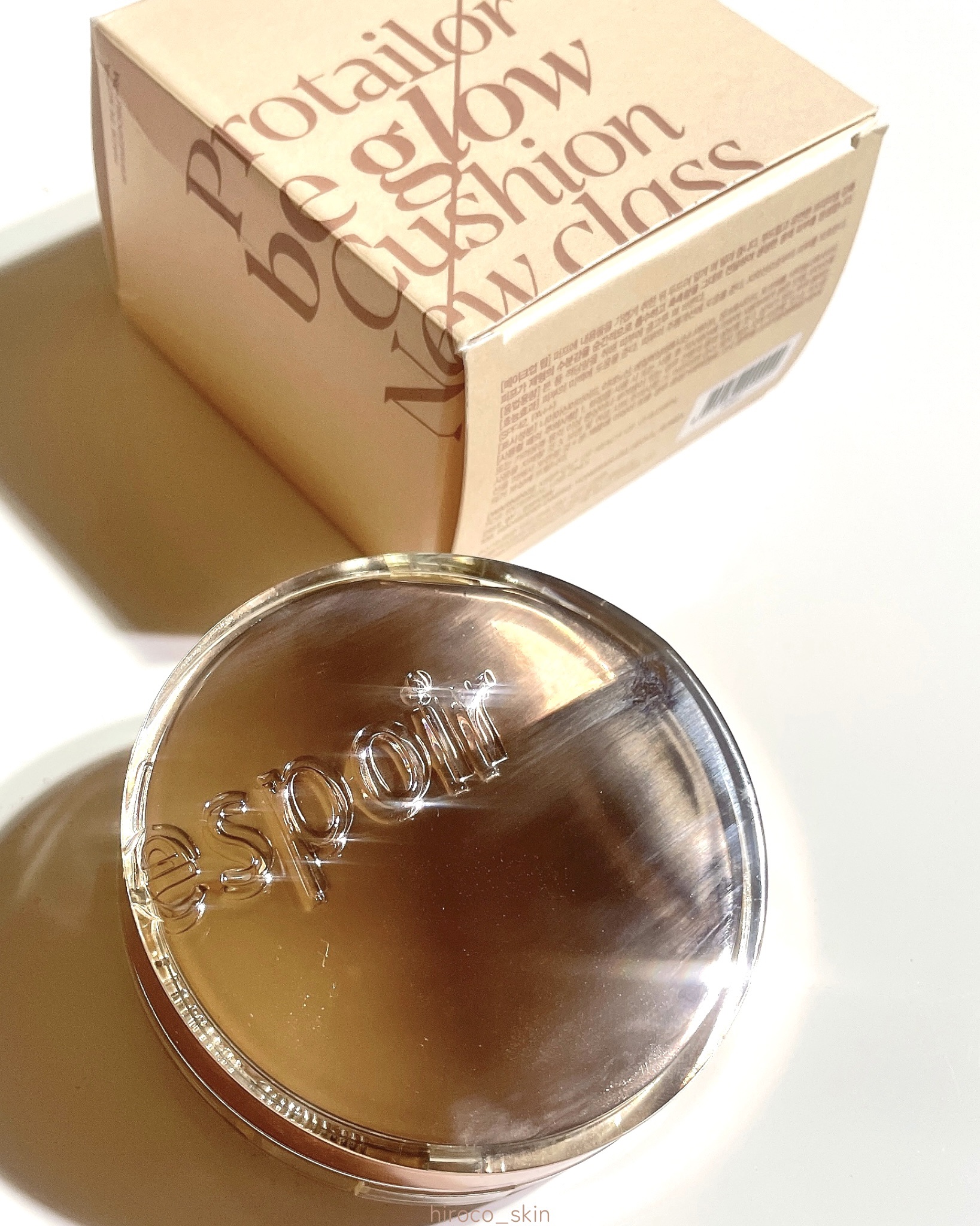 プロテーラービーグロウクッション ニュークラス/espoir/クッションファンデーションを使ったクチコミ（1枚目）