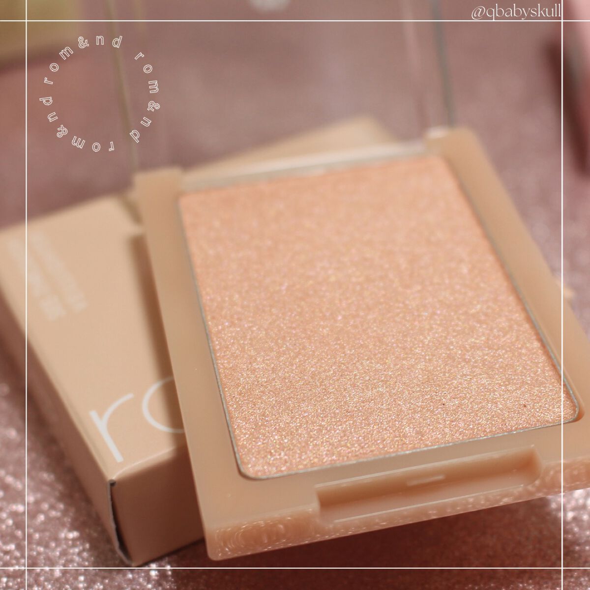 ヴェールライター/rom&nd/パウダーハイライトを使ったクチコミ(3枚目)