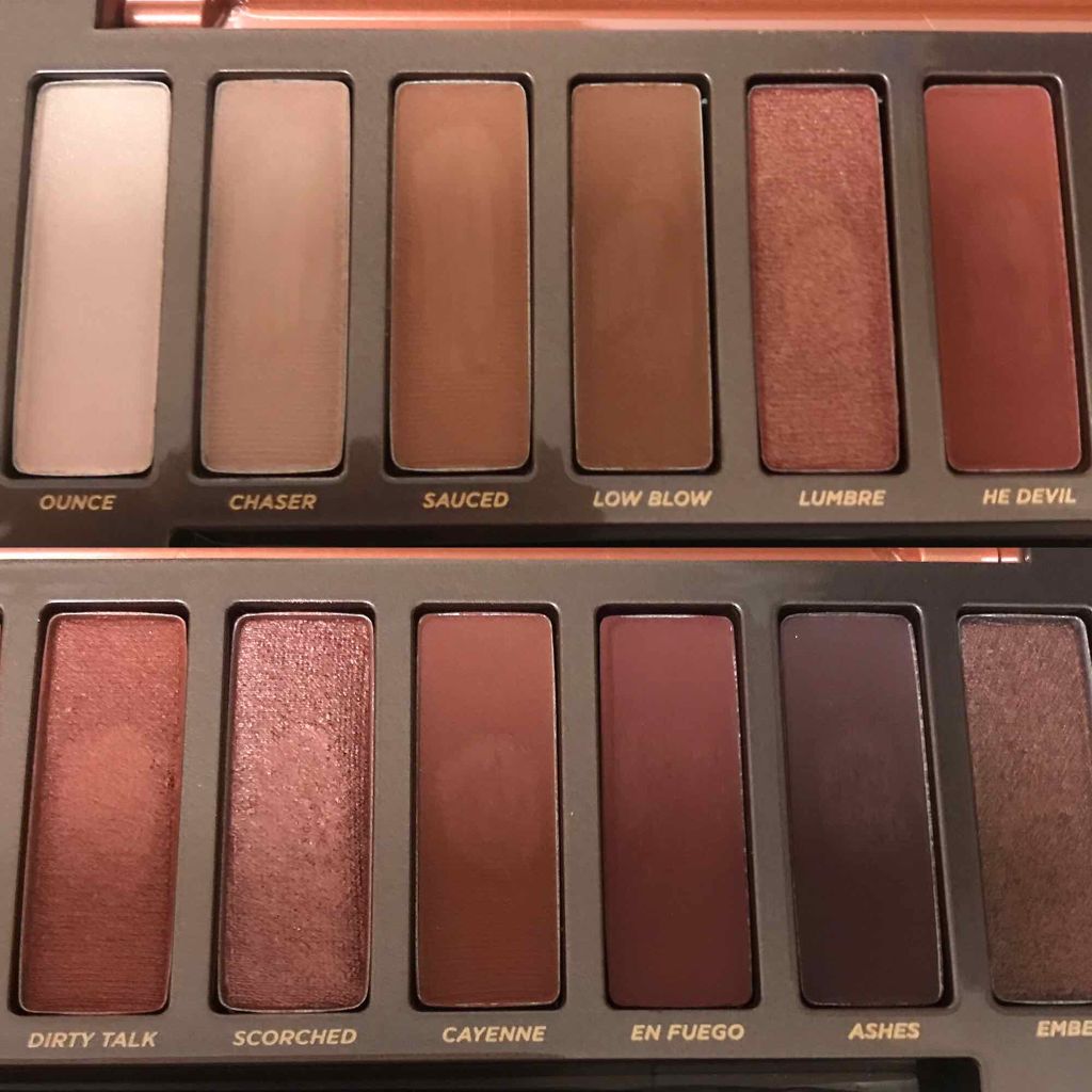 NAKED HEAT/アーバンディケイ/アイシャドウパレットを使ったクチコミ(3枚目)