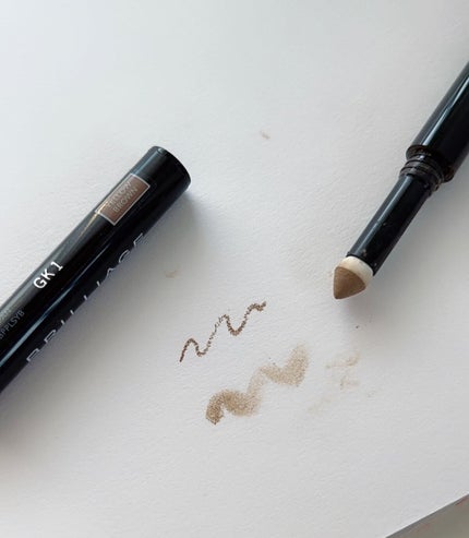 ロングステイ アイブロウパウダー&ペンシル/ブリリアージュ/アイブロウペンシルを使ったクチコミ(3枚目)