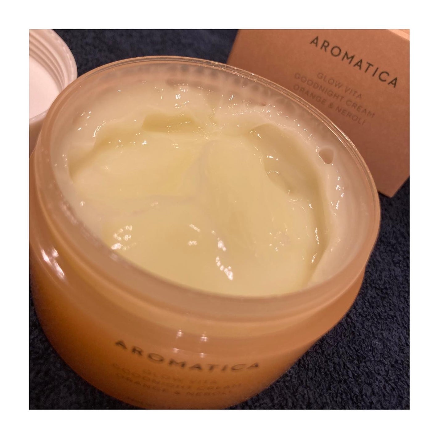 グロービタグットナイトクリーム/AROMATICA/フェイスクリームを使ったクチコミ(5枚目)