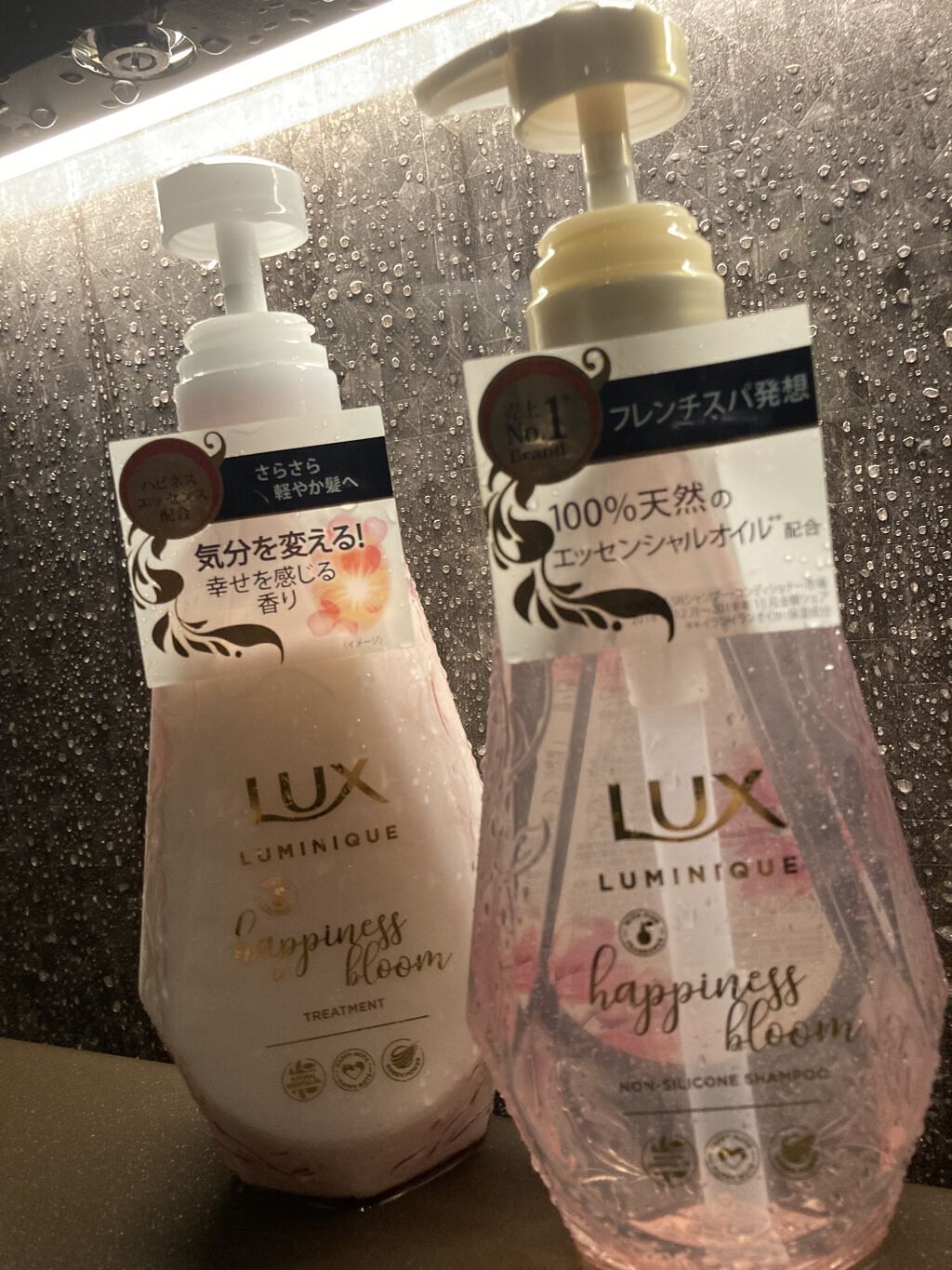 ルミニーク ハピネスブルーム シャンプー／トリートメント/LUX/市販シャンプーを使ったクチコミ（1枚目）