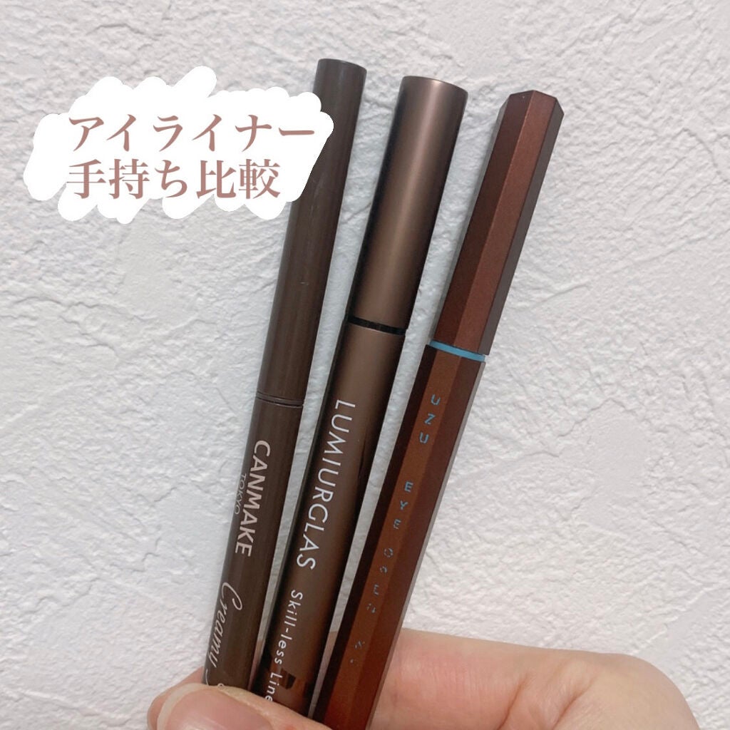 クリーミータッチライナー/キャンメイク/ジェルアイライナーを使ったクチコミ(1枚目)
