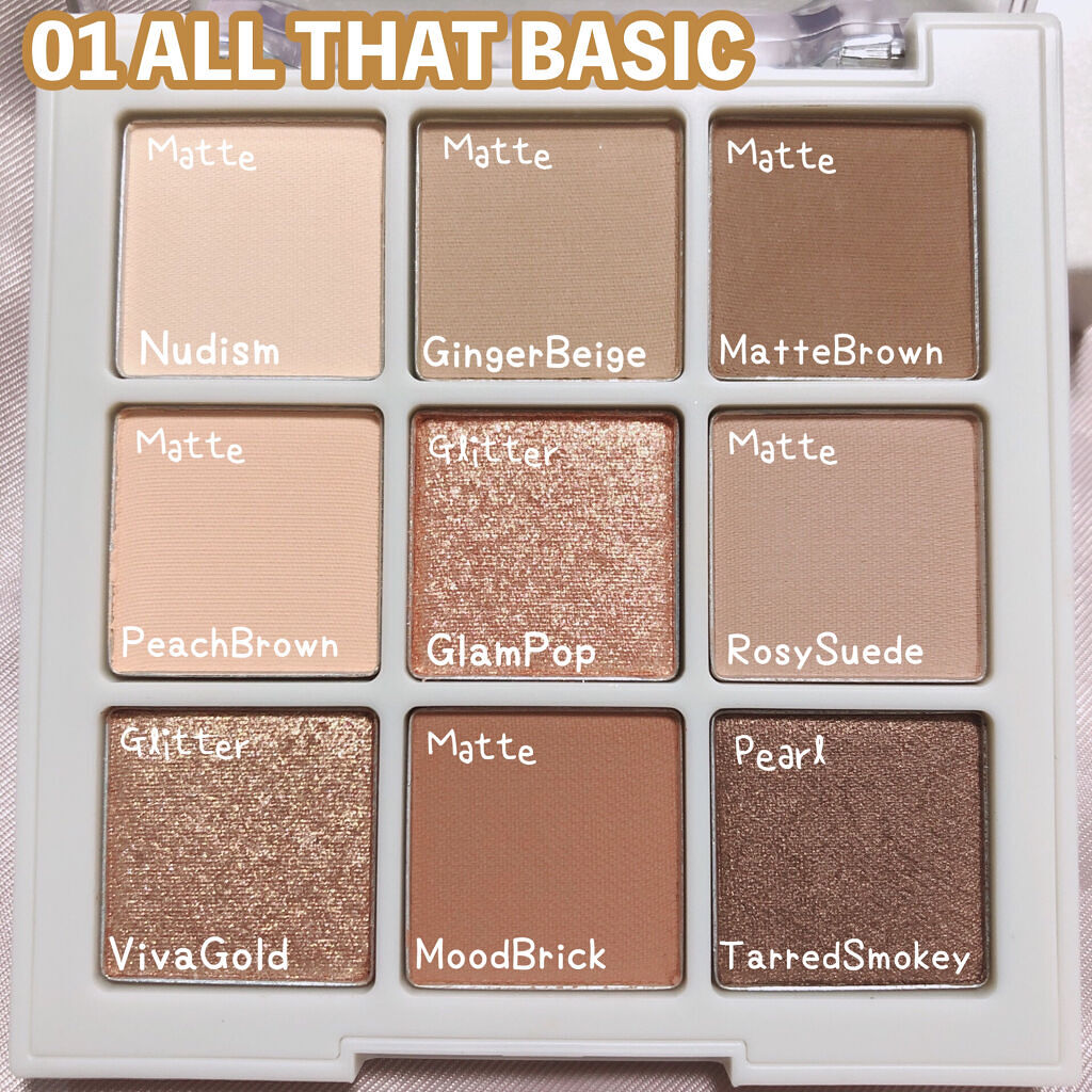 マルチアイシャドウパレット 02シンプリーグラム（SIMPLY GLAM）/IM UNNY/アイシャドウパレットを使ったクチコミ（3枚目）