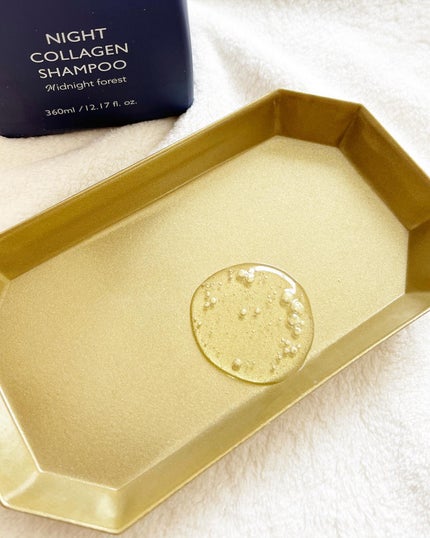 ナイトコラーゲンシャンプーミッドナイトフォレスト/treecell/市販シャンプーを使ったクチコミ(2枚目)