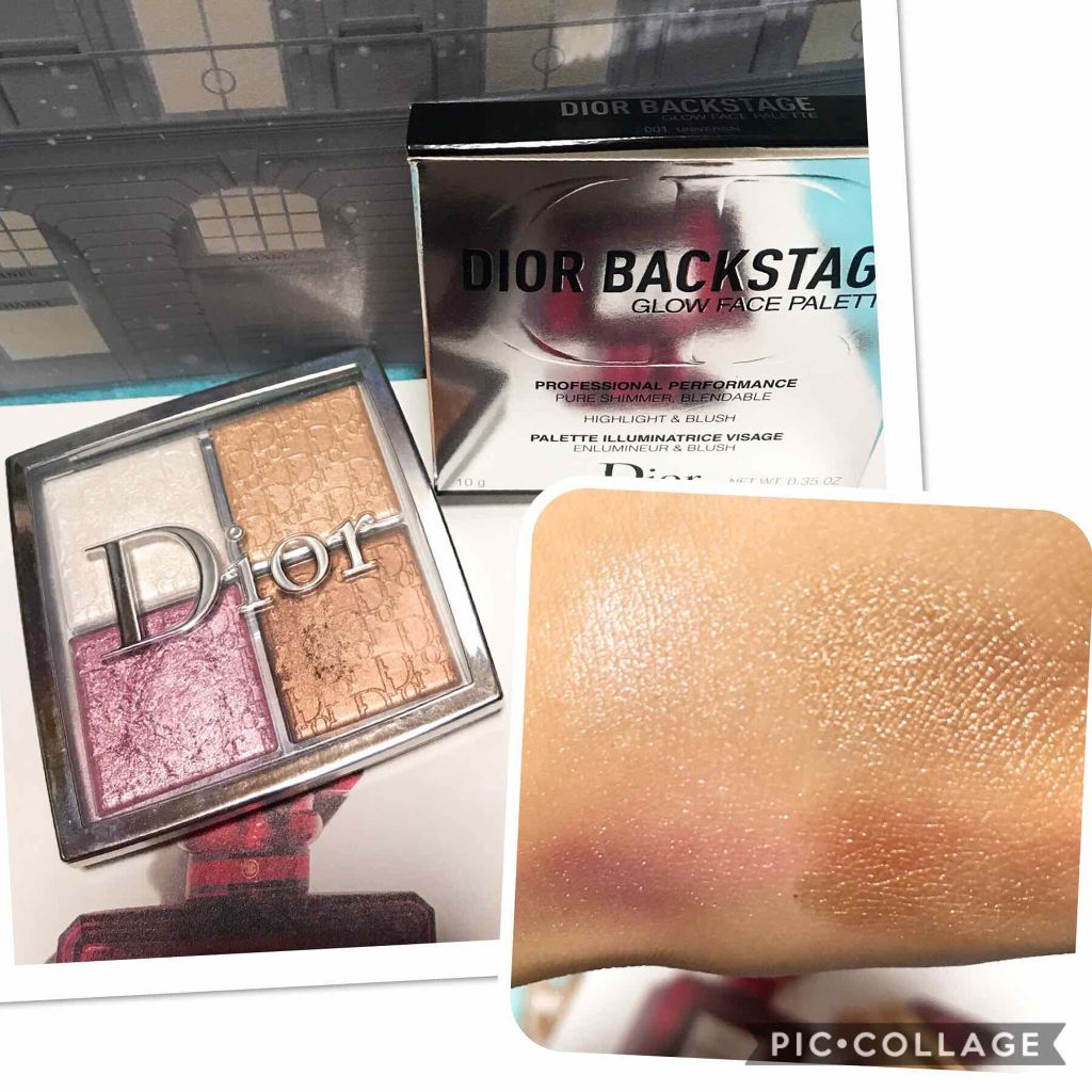ディオール バックステージ フェイス グロウ パレット/Dior/ハイライトを使ったクチコミ（1枚目）