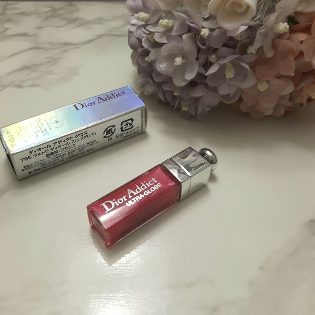 ディオール アディクト グロス 765 ウルトラ ディオール/Dior/リップグロスを使ったクチコミ（1枚目）