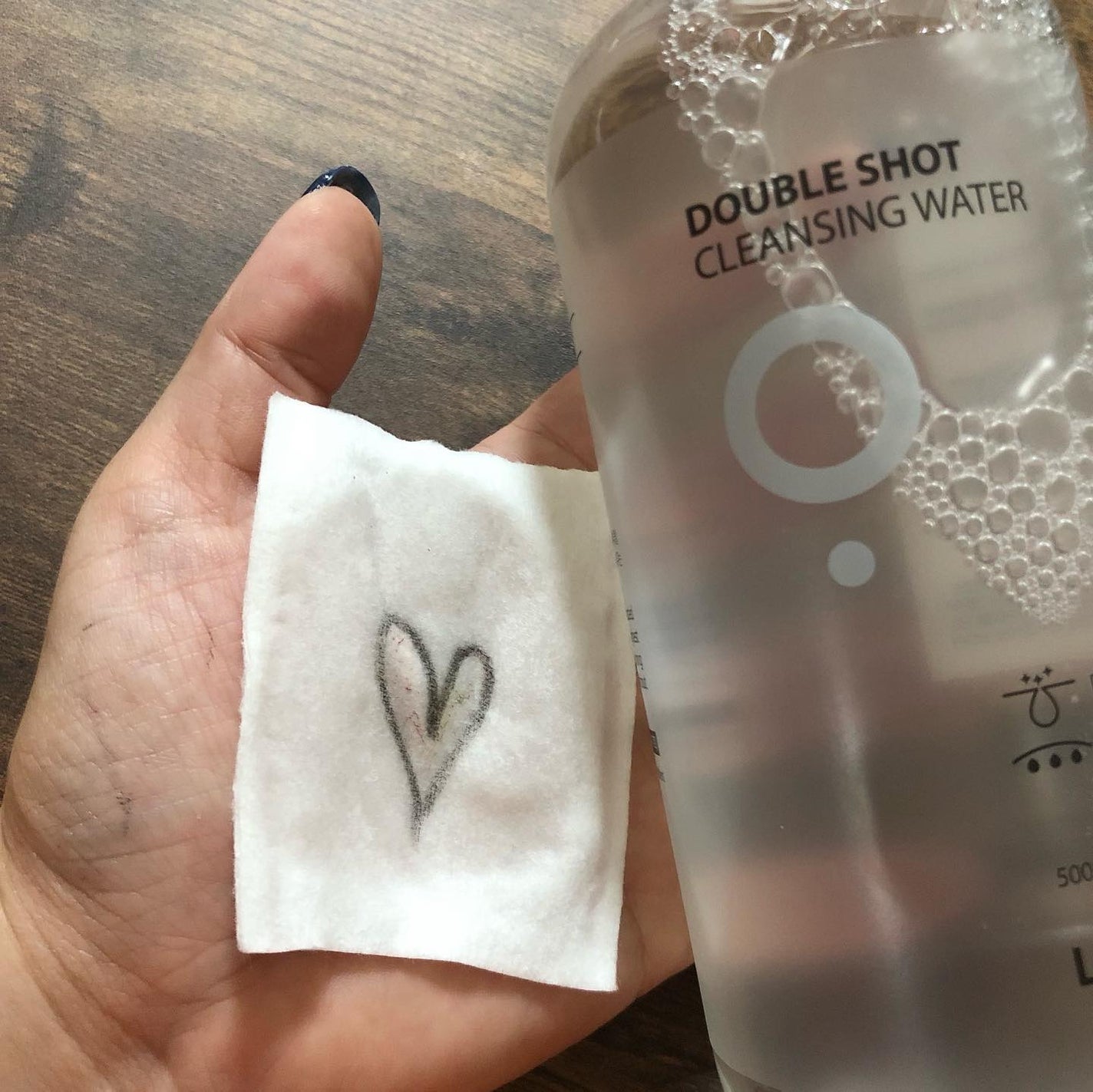 ダブルショットクレンジングウォーター/LUOKI/クレンジングウォーターを使ったクチコミ(4枚目)