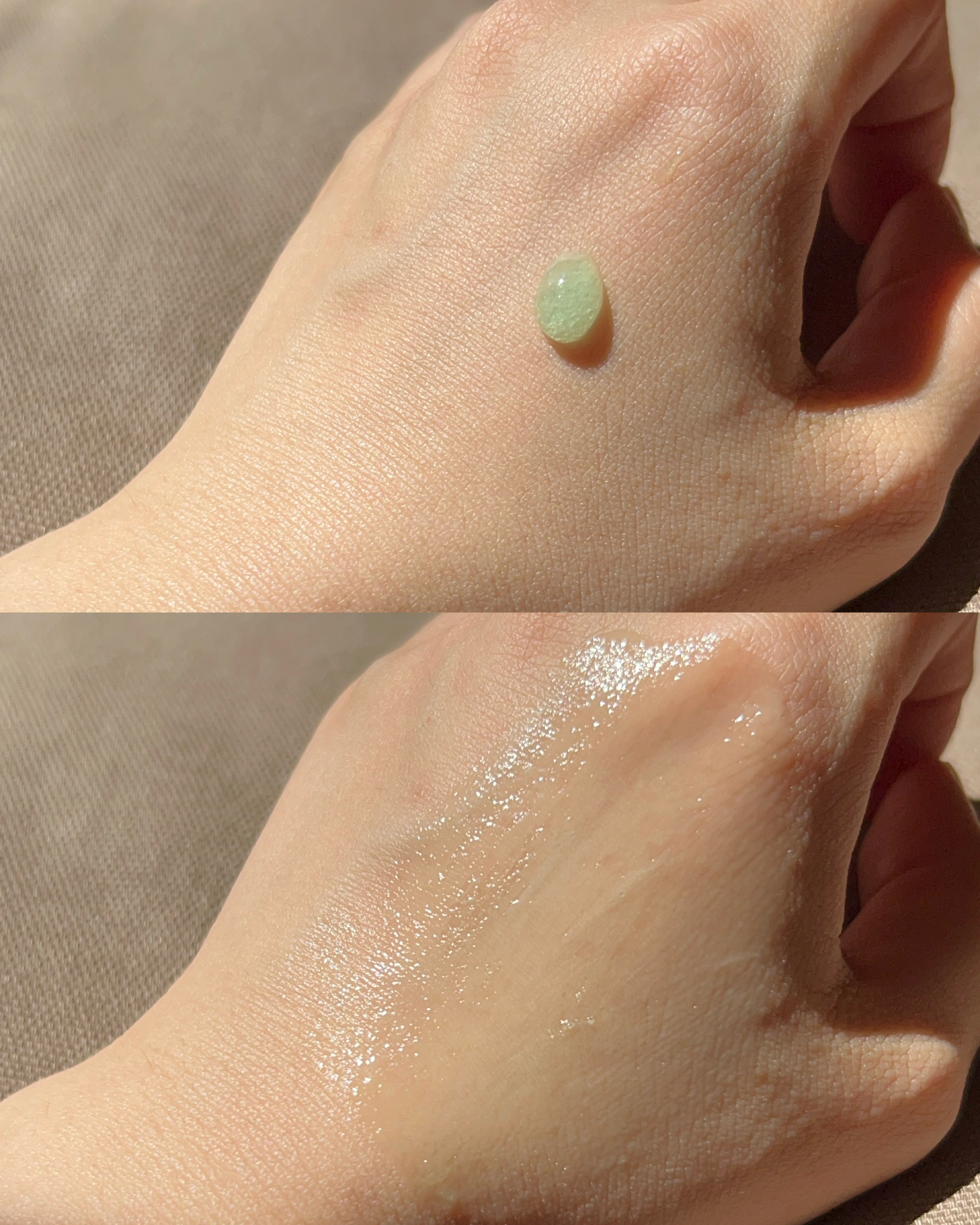 AquaTeca calming sun serum/Delphyr/日焼け止めローションを使ったクチコミ（3枚目）