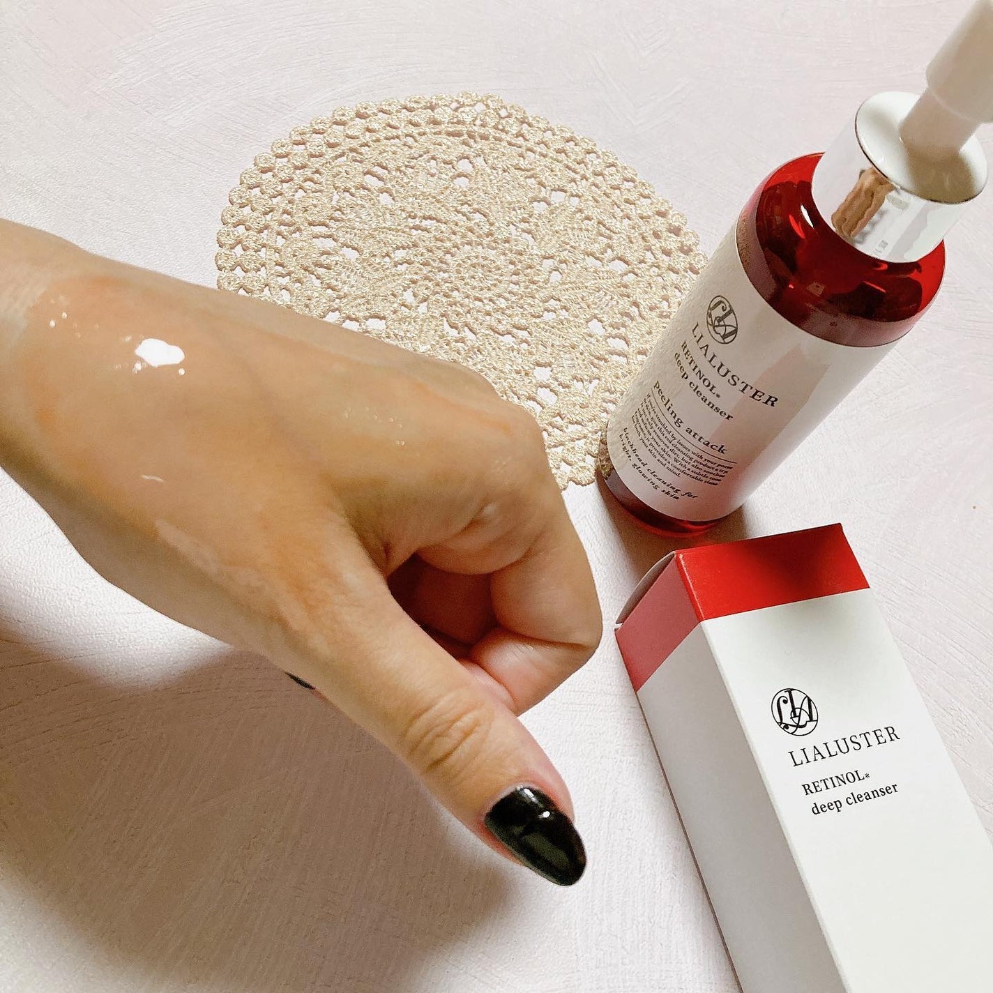 レチノールディープクレンザー/LIALUSTER/その他洗顔料を使ったクチコミ(3枚目)