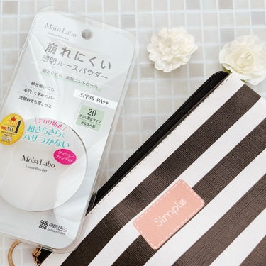 ルースパウダー＜テカリ防止タイプ＞/Moist Labo/ルースパウダーを使ったクチコミ（1枚目）