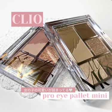 プロ アイパレット ミニ/CLIO/パウダーアイシャドウを使ったクチコミ（1枚目）