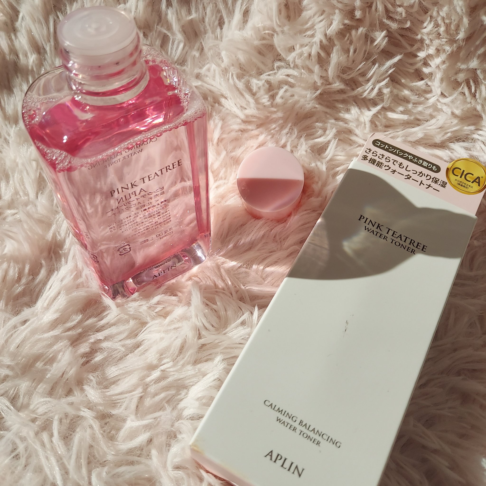 ピンクティーツリートナー/APLIN/化粧水を使ったクチコミ（3枚目）