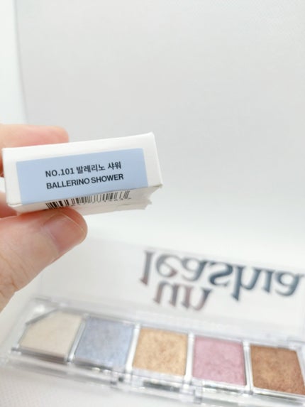 Mood Shower Face Palette/unleashia/パウダーハイライトを使ったクチコミ(3枚目)