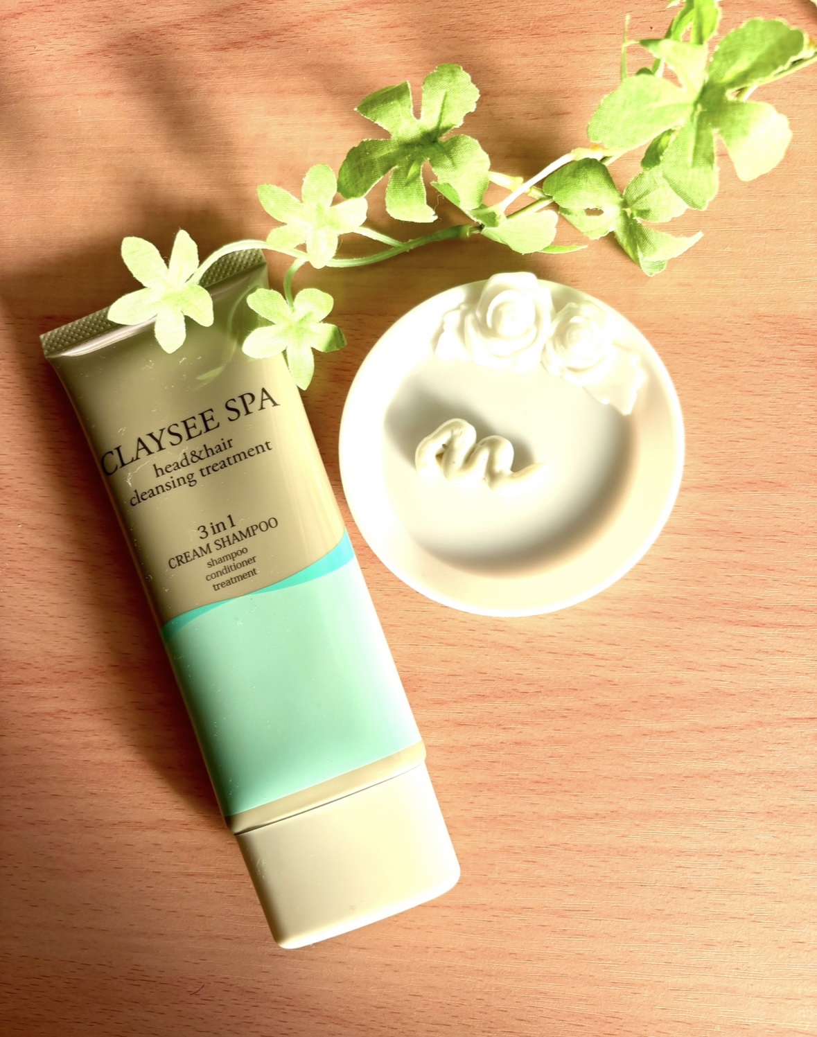 ヘッド＆ヘアクレンジングトリートメント モイスト/CLAYSEE SPA/市販シャンプーを使ったクチコミ（1枚目）