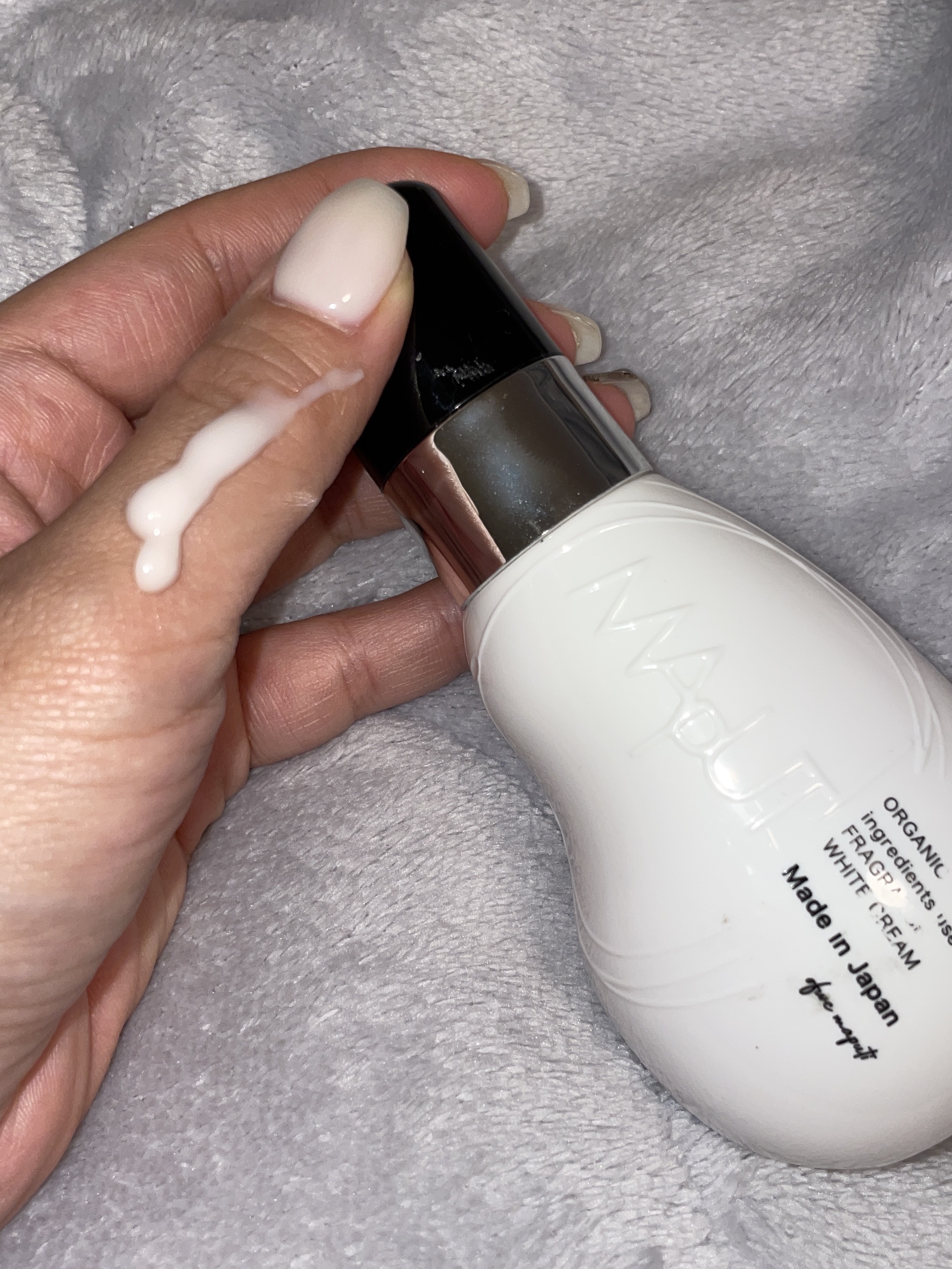 オーガニックフレグランスホワイトクリーム/MAPUTI/デリケートゾーンケアを使ったクチコミ（1枚目）