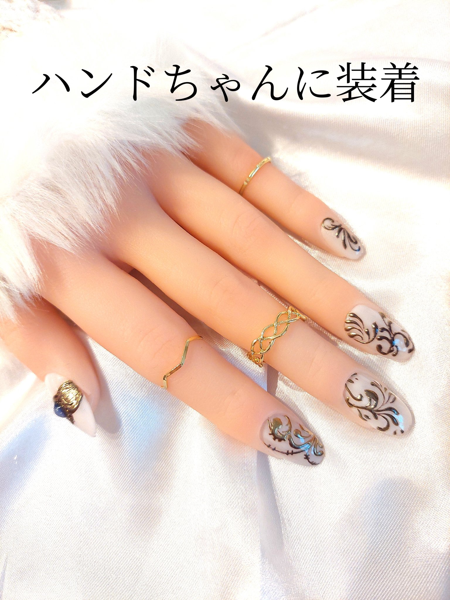 BRG ジェルネイル 13 アイボリー/DAISO/ジェルネイルを使ったクチコミ（2枚目）