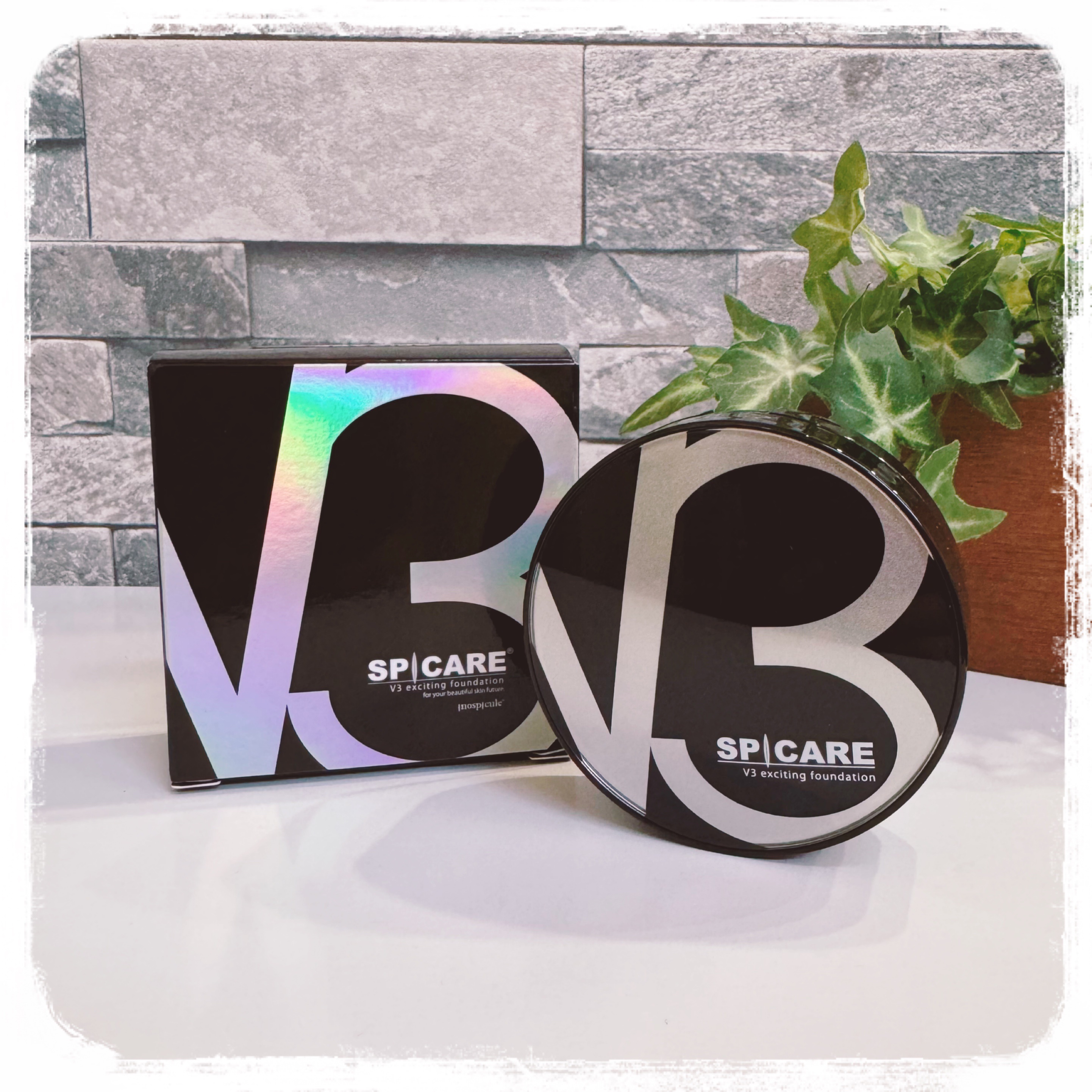 V3 エキサイティングファンデーション/SPICARE/クッションファンデーションを使ったクチコミ（1枚目）