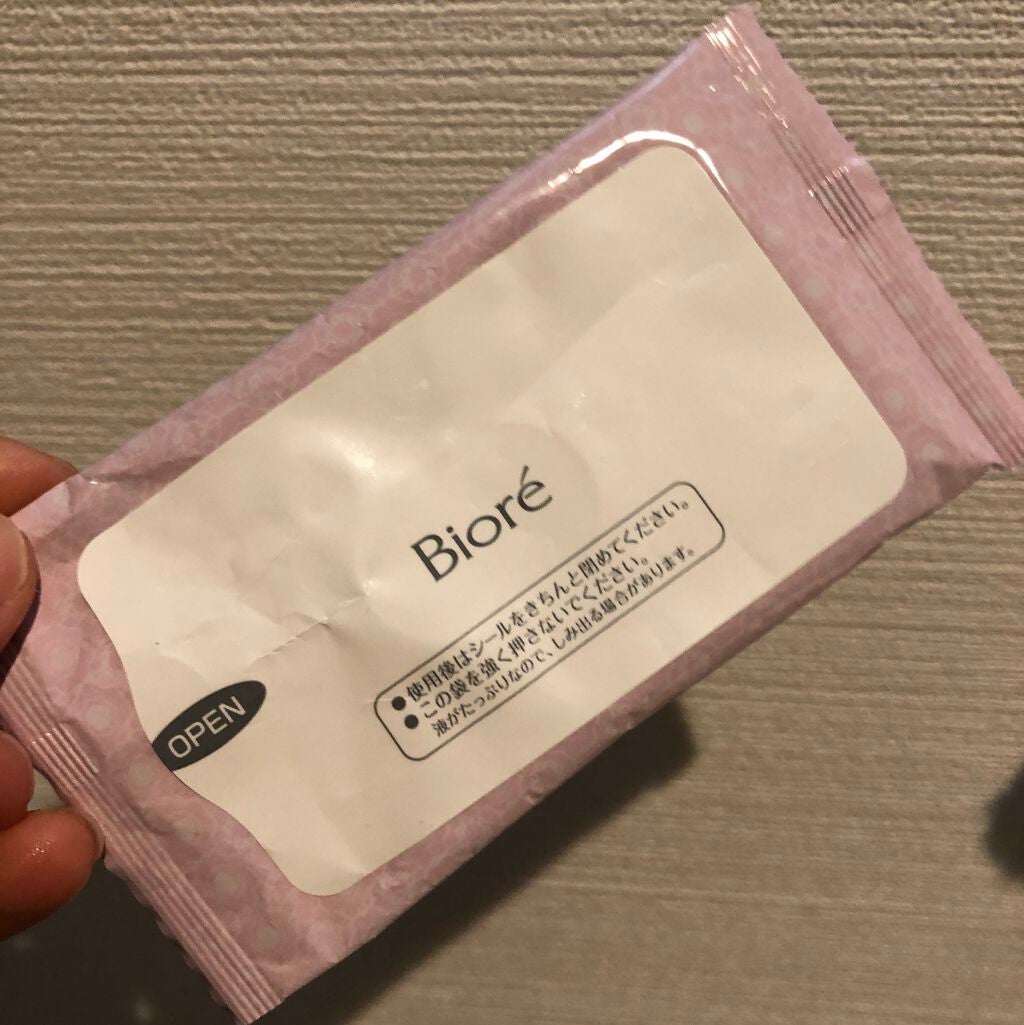 ふくだけコットン さらさらオイルin/ビオレ/クレンジングシートを使ったクチコミ(2枚目)