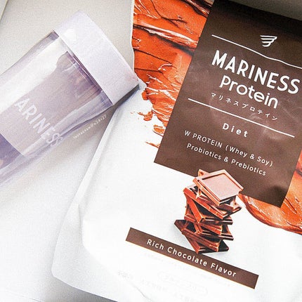マリネスプロテイン(リッチチョコレートフレーバー)/mariness/その他プロテインを使ったクチコミ(1枚目)