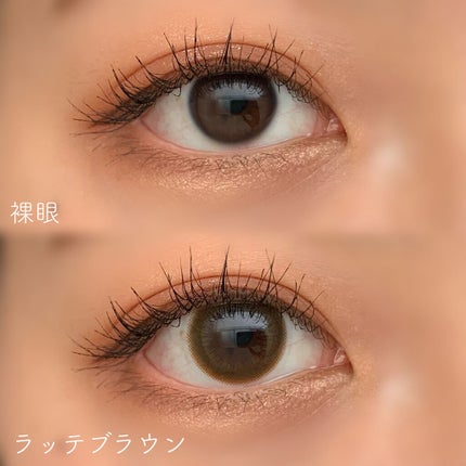 リッチアン ラッテブラウン/ANN365LENS/カラーコンタクトレンズを使ったクチコミ(2枚目)