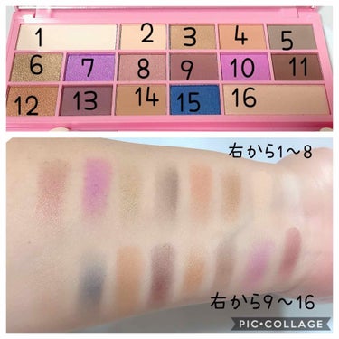 アイラブチョコレート/MAKEUP REVOLUTION/アイシャドウパレットを使ったクチコミ（2枚目）