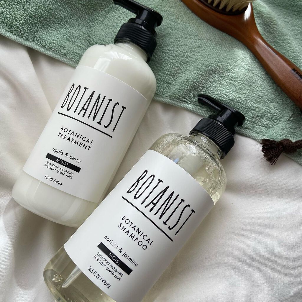 ボタニカルシャンプー/トリートメント(モイスト) /BOTANIST/シャンプー・コンディショナーを使ったクチコミ(7枚目)