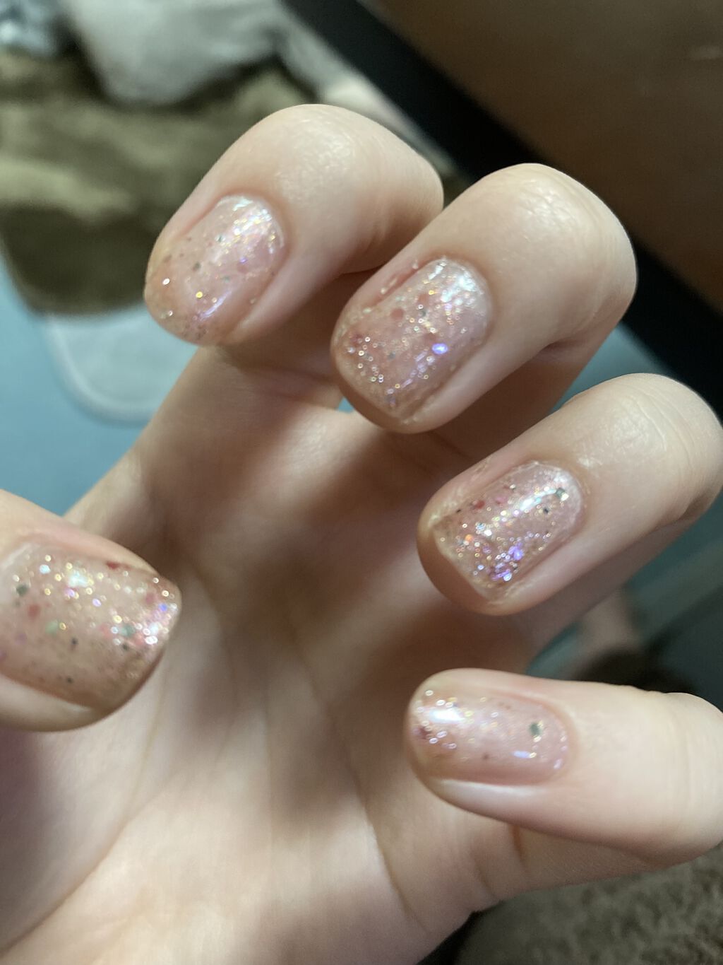 ネイルホリック Sheer pearl color PK818/ネイルホリック/マニキュアを使ったクチコミ（2枚目）