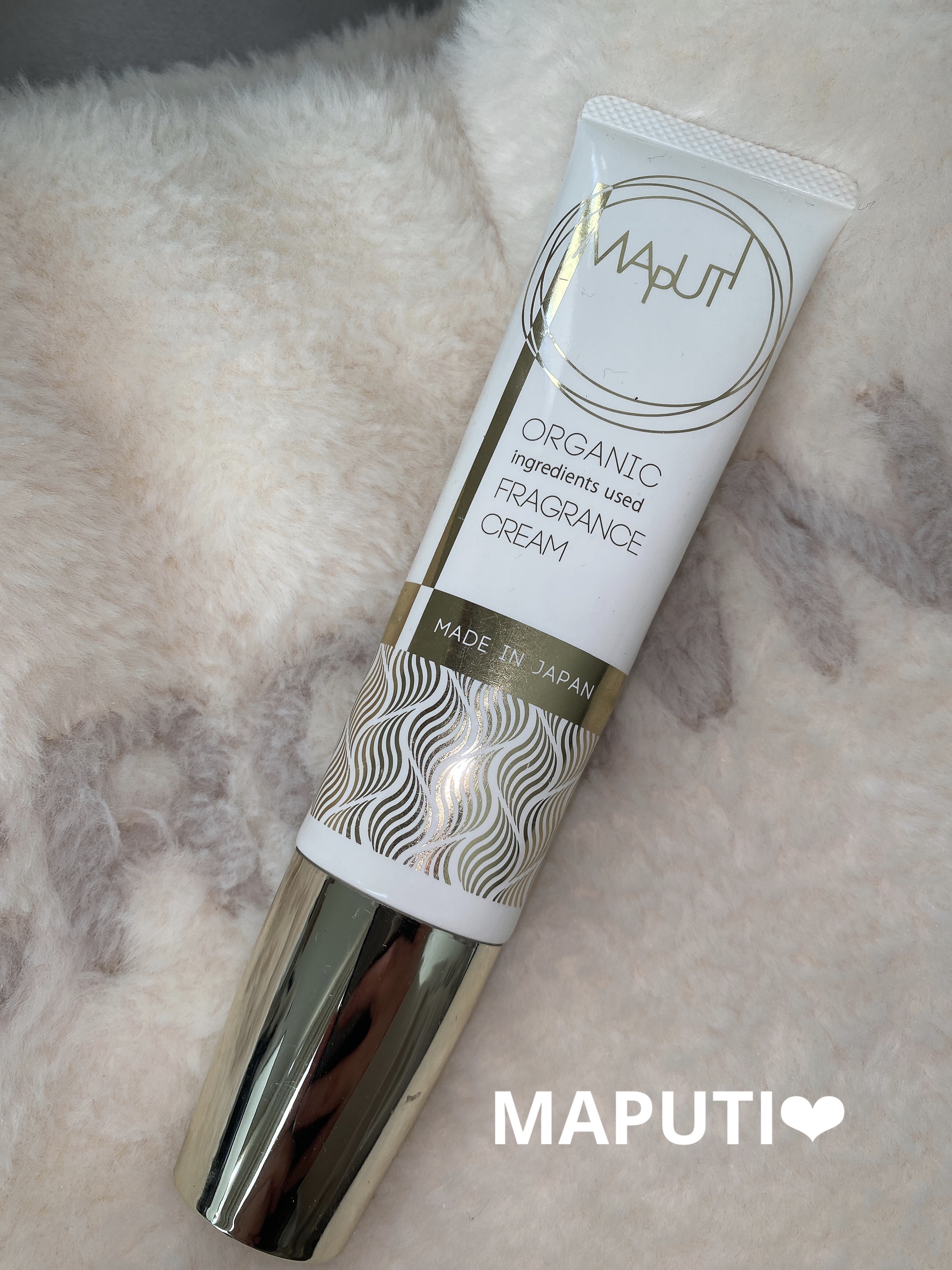 オーガニックフレグランスバストクリーム/MAPUTI/バスト・ヒップケアを使ったクチコミ（1枚目）
