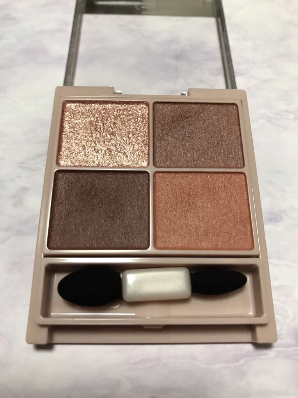 シルキースフレアイズ(マットタイプ)/キャンメイク/アイシャドウパレットを使ったクチコミ(2枚目)