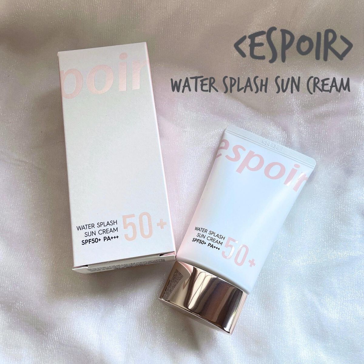 ウォータースプラッシュサンクリーム/espoir/日焼け止め・UVケアを使ったクチコミ(1枚目)
