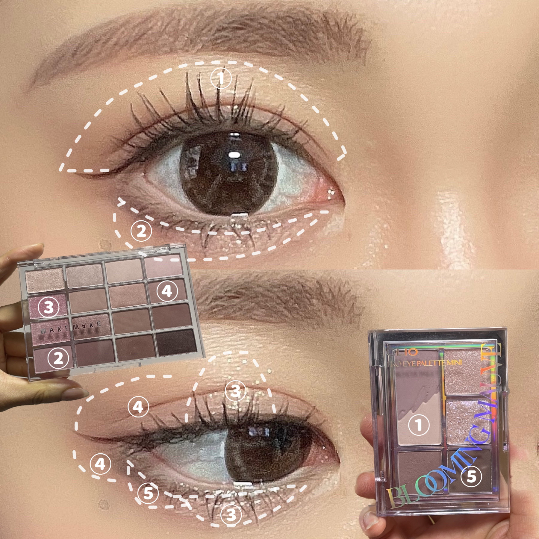 プロ アイパレット ミニ/CLIO/アイシャドウパレットを使ったクチコミ（3枚目）