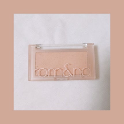 ベターザンチーク/rom&nd/パウダーチークを使ったクチコミ(1枚目)