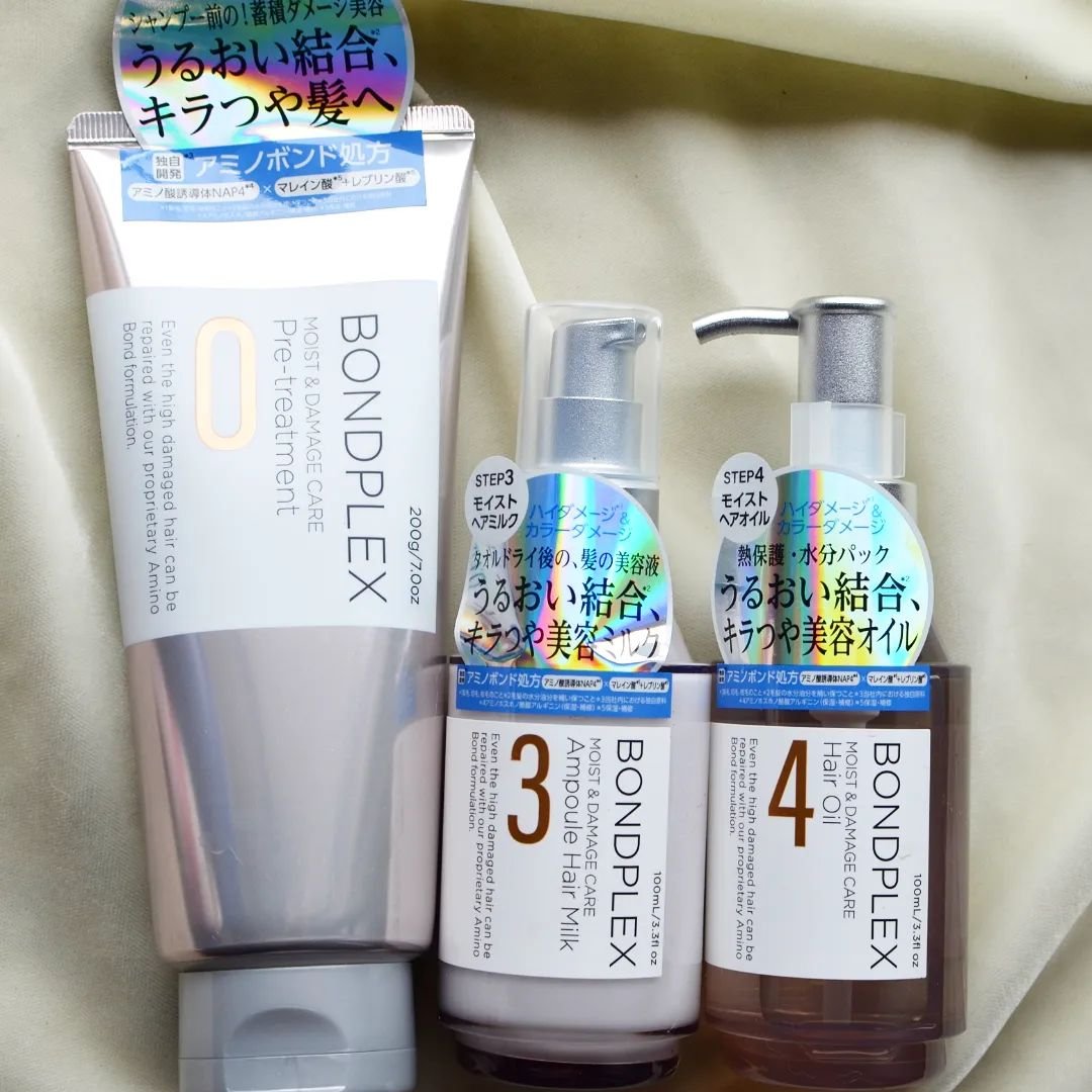 モイスト＆ダメージケア アンプルミルク/ボンドプレックス/ヘアミルクを使ったクチコミ（2枚目）