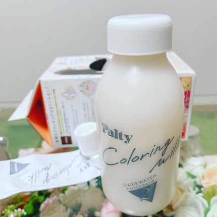 カラーリングミルク【旧】/パルティ/ヘアカラーを使ったクチコミ(5枚目)