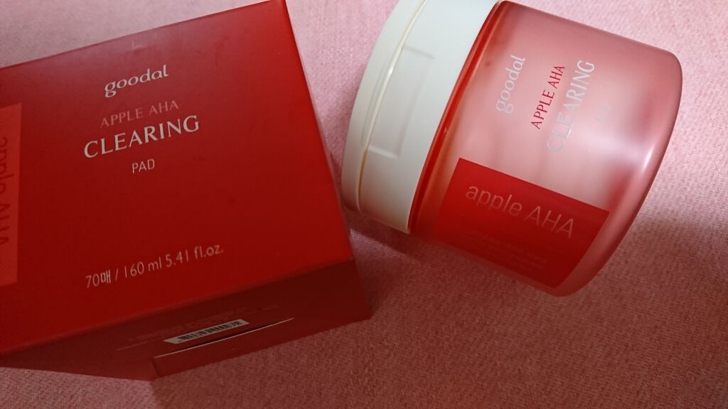 アップル AHA クリアリング パッド/goodal/トナーパッドを使ったクチコミ(1枚目)