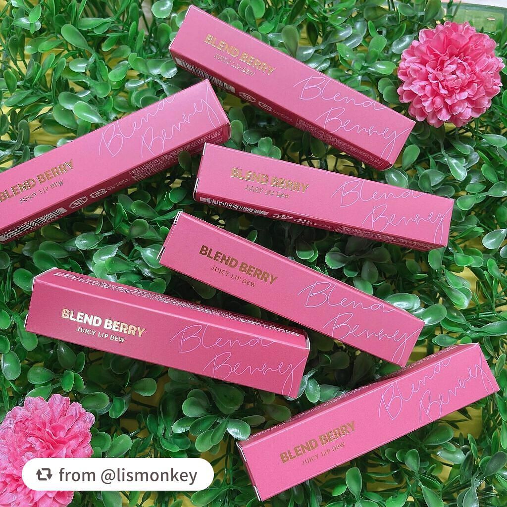 ジューシィリップデュウ/BLEND BERRY/口紅を使ったクチコミ(4枚目)